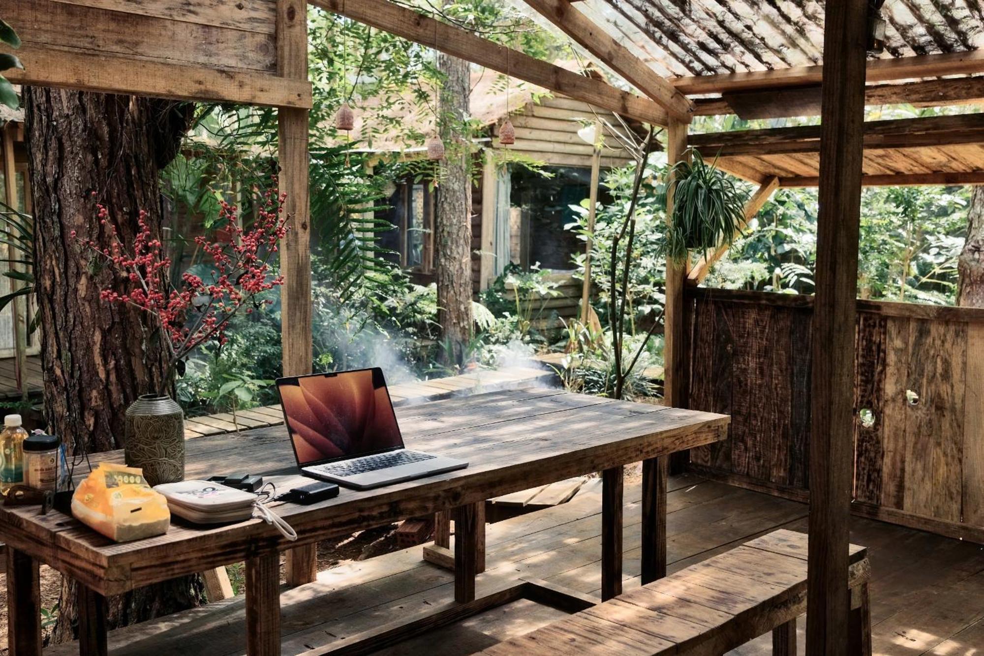 La Maison Homestay Mang Den Kon Tum Bagian luar foto